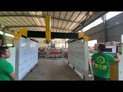 Мостовой тип CNC машины для гравировки камня без рабочего стола для больших деталей